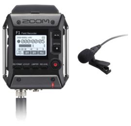 رکوردر-صدا-زوم-Zoom-F1-LP--Field-Recorder-with-Lavalier-Microphone